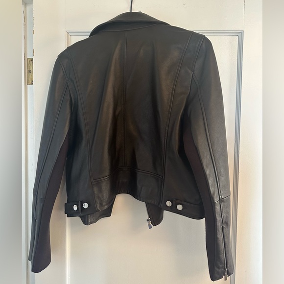 Theory Leather Moto Jacket - NWOT - Picture 6 of 8